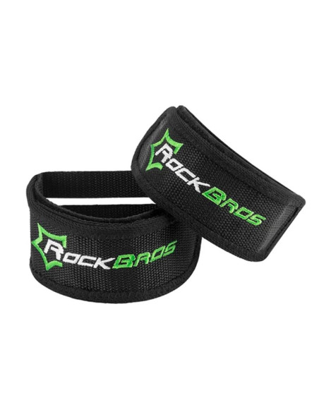 Paski do pedałów rowerowych rockbros gzt1001bk 2 szt. - czarne