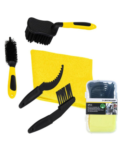 Zestaw do czyszczenia roweru 5 elementy dunlop