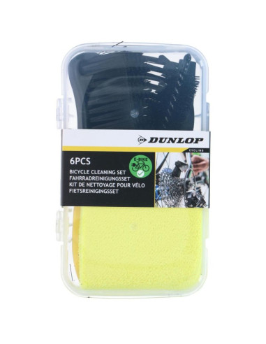 Zestaw do czyszczenia roweru 5 elementy dunlop