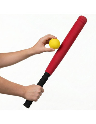 Kij do baseball junior 54cm soft czerwony