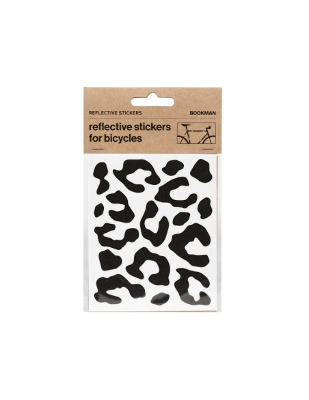 Naklejka bookman reflective leopard print