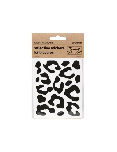 Naklejka bookman reflective leopard print