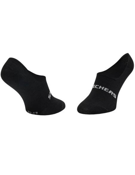 Skechers 2ppk mesh ventilation footies socks sk44008-9999 czarne 35-38