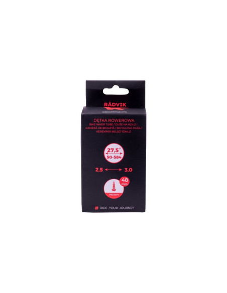 Dętka bike tube 27,5" x 2,5/3,0 fv48