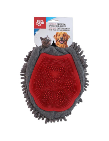 Rękawica do pielęgnacji mycia psa 2w1 dirt devil
