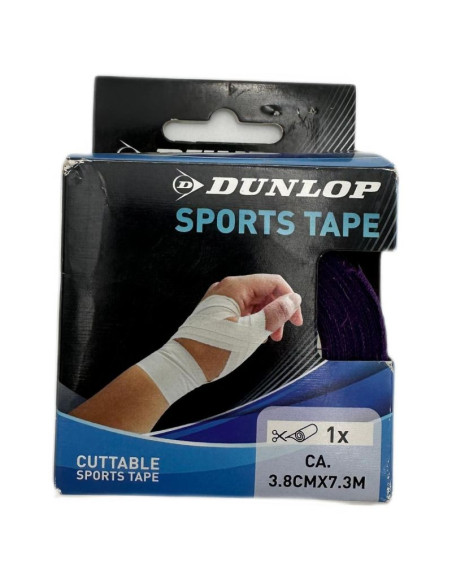 Taśma tejp tape sportowa kineziologiczna 7,3mx3,8cm fiolet dunlop