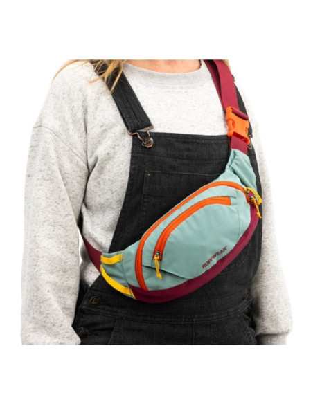 Torebka biodrowa ruffwear home trail hip pack - river rock green