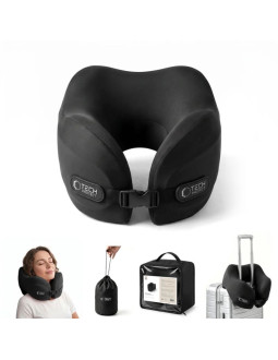 Poduszka podróżna tech-protect comfortrest - czarna 2