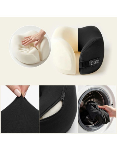 Poduszka podróżna tech-protect comfortrest - czarna