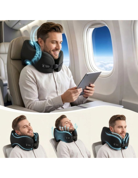 Poduszka podróżna tech-protect comfortrest - czarna