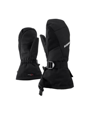 Rękawiczki dziecięce ziener lanic gtx + gore plus warm mitten junior - black rozmiar: s