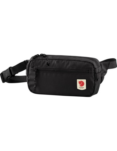Biodrówka damska/męska fjällräven high coast hip pack black torba nerka czarna (f23223-550)