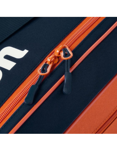 Torba tenisowa wilson roland garros 2026 team 6pk pomarańczowo-granatowa wr8053301001