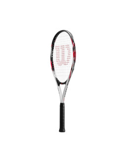 Rakieta do tenisa ziemnego wilson fusion xl tns rkt 2 4 1/4 biało-czerwono-czarna wr199110u2