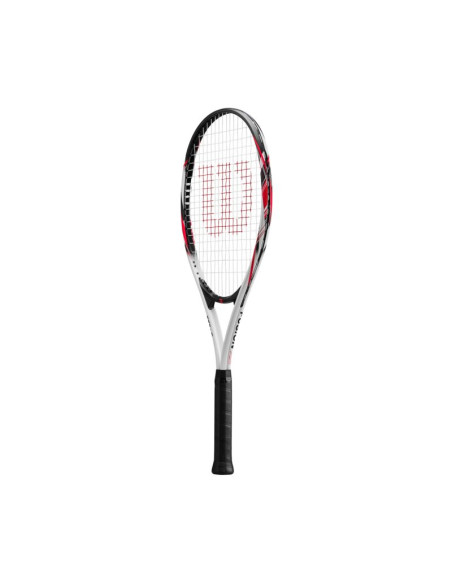 Rakieta do tenisa ziemnego wilson fusion xl tns rkt 2 4 1/4 biało-czerwono-czarna wr199110u2