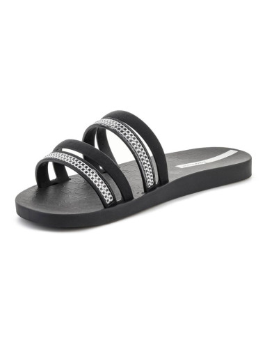Ipanema mesh slide ii fem black/silver 83751-bp394