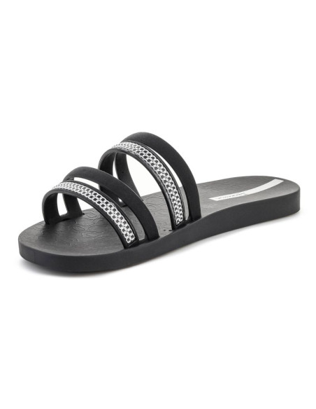 Ipanema mesh slide ii fem black/silver 83751-bp394