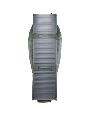 Therm-a-rest questar dorosły śpiwór typu mumia poliester zielony, żółty