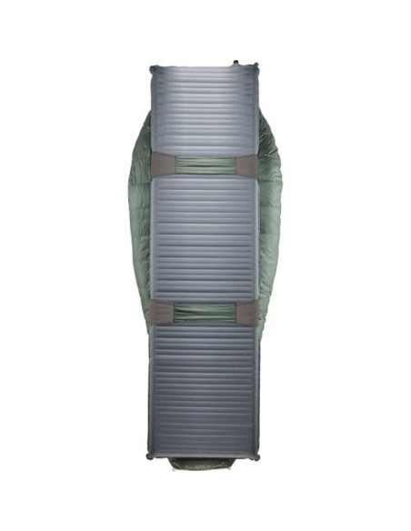 Therm-a-rest questar dorosły śpiwór typu mumia poliester zielony, żółty
