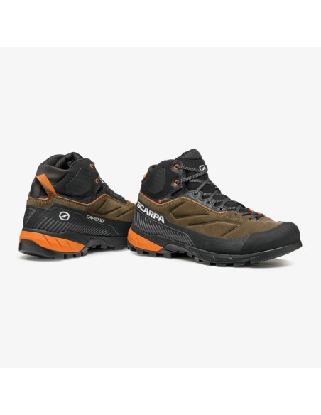 Scarpa rapid xt mid gtx brązowy, pomarańczowy