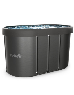 Virtufit wanna lodowa owalna 500 litrów antracyt z akcesoriami 2