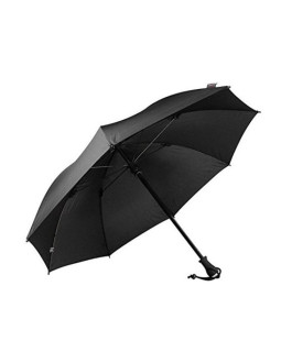 Euroschirm birdiepal outdoor czarny włókno szklane poliamidowy pełnowymiarowa parasol przeciwdeszczowy