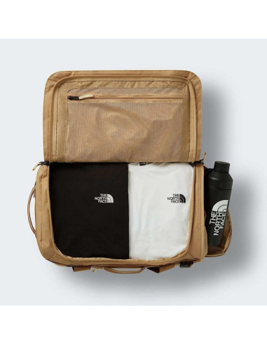 The north face base camp sportowa torba 42 l poliester, termoplastyczne elastomery poliuretanowe (tpu) brązowy