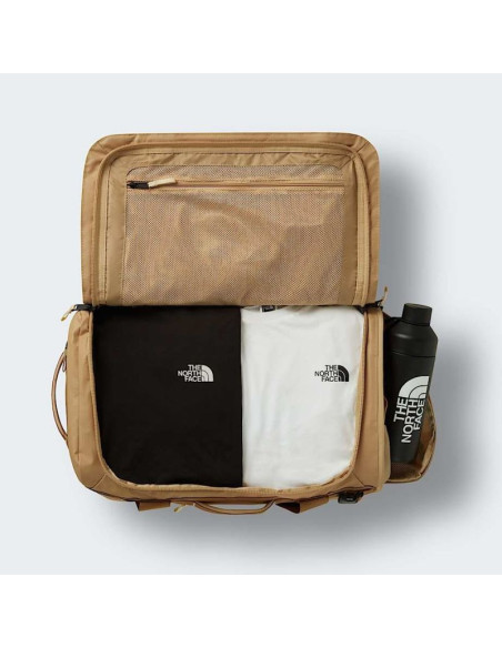 The north face base camp sportowa torba 42 l poliester, termoplastyczne elastomery poliuretanowe (tpu) brązowy