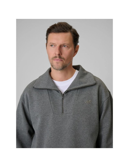 Bluza dresowa regular bez kaptura męska 4f 4frss26tswsm2794-24m