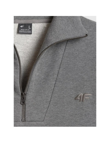 Bluza dresowa regular bez kaptura męska 4f 4frss26tswsm2794-24m