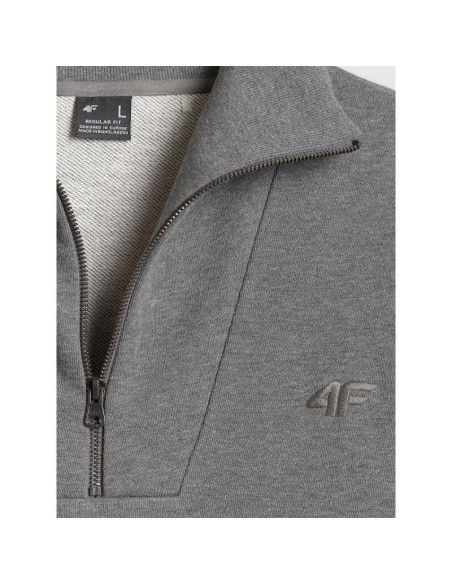Bluza dresowa regular bez kaptura męska 4f 4frss26tswsm2794-24m