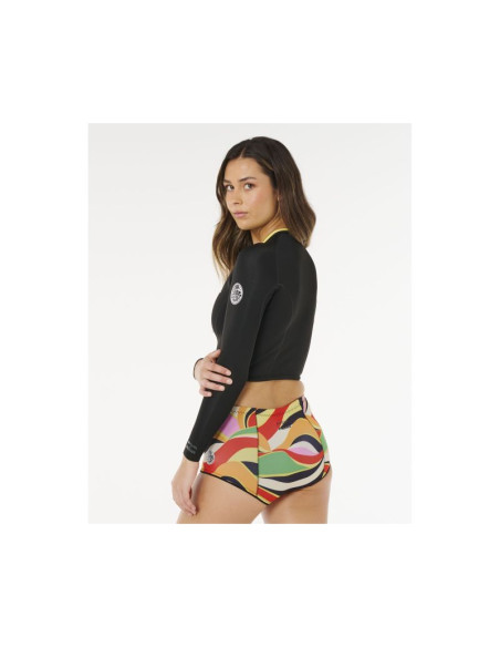 Kurtka damska rip curl g-bomb 1.5 ls fz crop jkt czarna