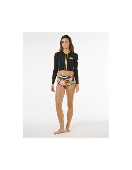 Kurtka damska rip curl g-bomb 1.5 ls fz crop jkt czarna