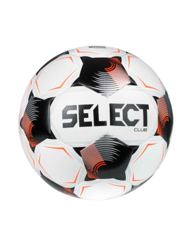 Piłka nożna select club v26 fifa basic biało-czarno-pomarańczowa 1016691/120084