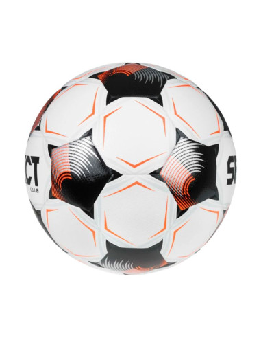 Piłka nożna select club v26 fifa basic biało-czarno-pomarańczowa 1016691/120084