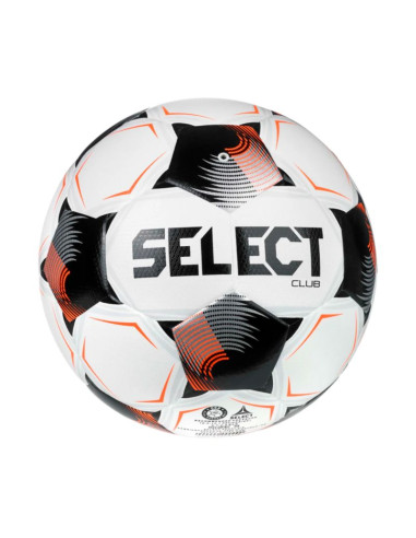 Piłka nożna select club v26 fifa basic biało-czarno-pomarańczowa 1016691/120084