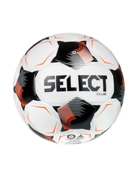 Piłka nożna select club v26 fifa basic biało-czarno-pomarańczowa 1005643/120084