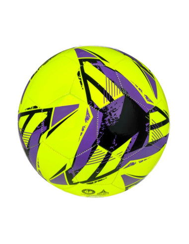 Piłka nożna select classic v26 żółto-fioletowo-czarna 160076