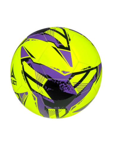 Piłka nożna select classic v26 żółto-fioletowo-czarna 160076