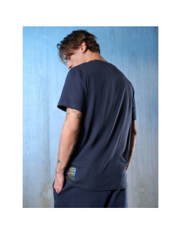 T-shirt regular z nadrukiem męski 4f 4frss26ttshm3657-31s 2