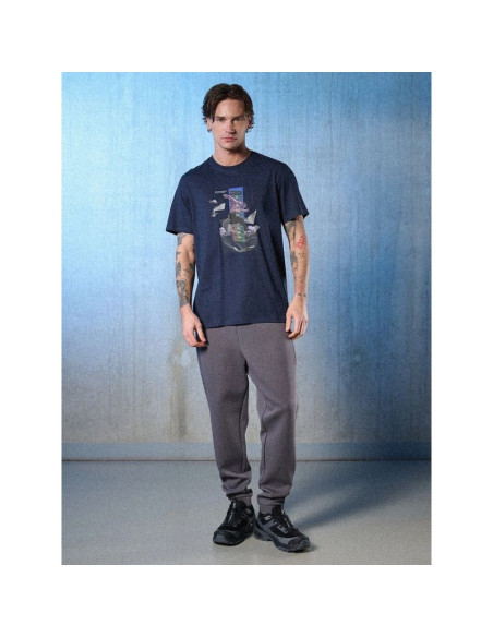 T-shirt regular z nadrukiem męski 4f 4frss26ttshm3659-31s