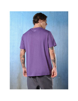 T-shirt regular z nadrukiem męski 4f 4frss26ttshm3659-50s 2
