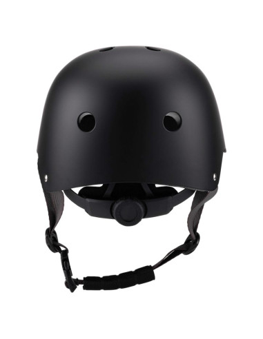 Kask rowerowy bmx/hulajnoga wozinsky lekki 54-58 cm - czarny