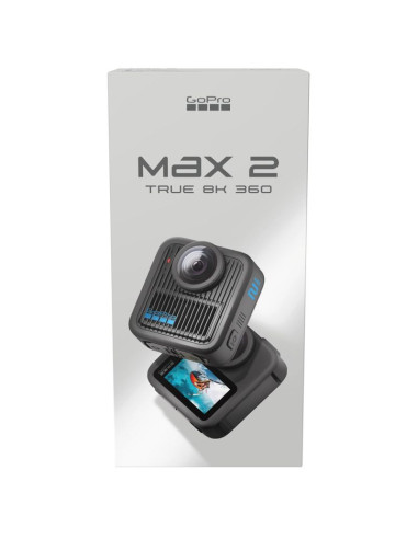 Gopro max2 aparat do fotografii sportowej 29,5 mp 8k ultra hd 25,4 / 2,3 mm (1 / 2.3") wi-fi 195 g