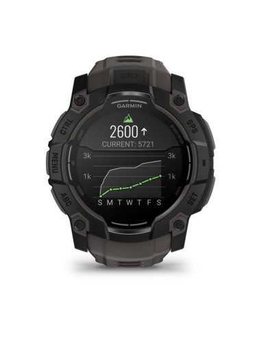 Zegarek garmin instinct 3 – 50 mm amoled black met charcoal band