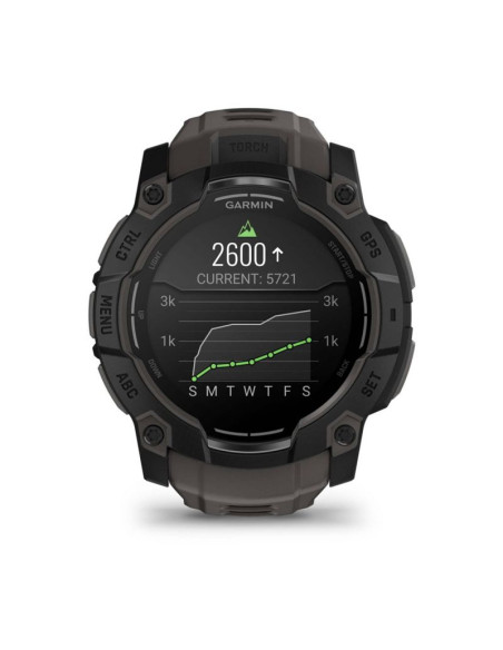 Zegarek garmin instinct 3 – 50 mm amoled black met charcoal band