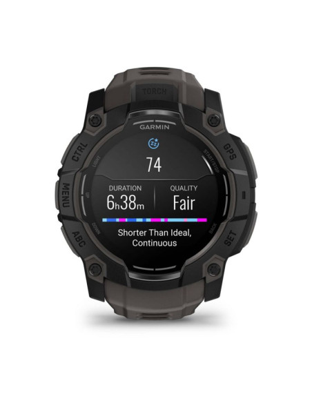 Zegarek garmin instinct 3 – 50 mm amoled black met charcoal band