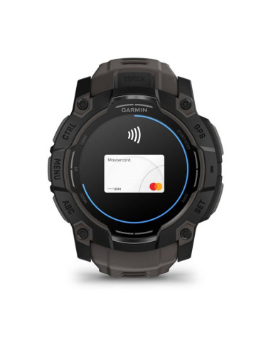 Zegarek garmin instinct 3 – 50 mm amoled black met charcoal band