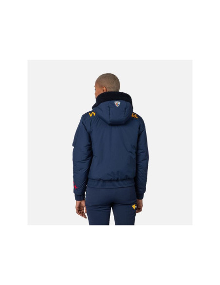 Kurtka rossignol w yety fleecy bomber jkt niebieski