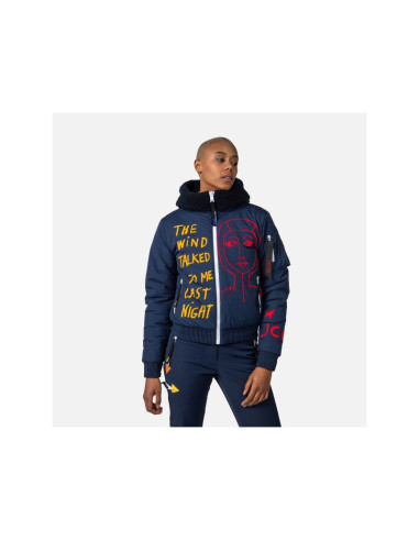 Kurtka rossignol w yety fleecy bomber jkt niebieski